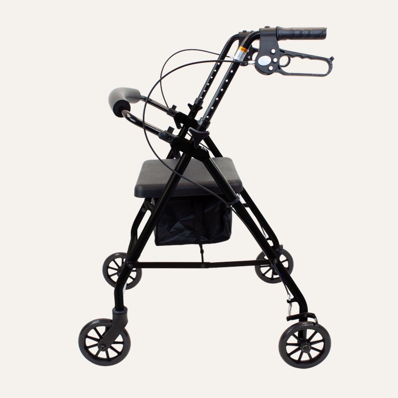 10201BK_10201BK_DynaGo_Quad6_rollator_side_view_edzv5b