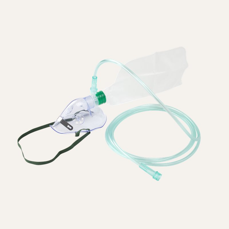 33013_33013_oxygen_mask_high_concentration_pediatric_elongated_three_quarter_view_tube_connected_bab3mm