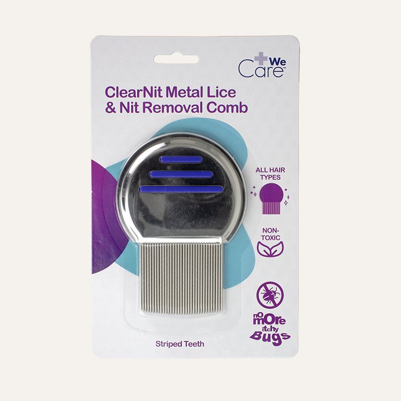 [PTQ-100001155] WeCare ClearNit Metal Lice and Nit Removal Comb (Comb with Handle)