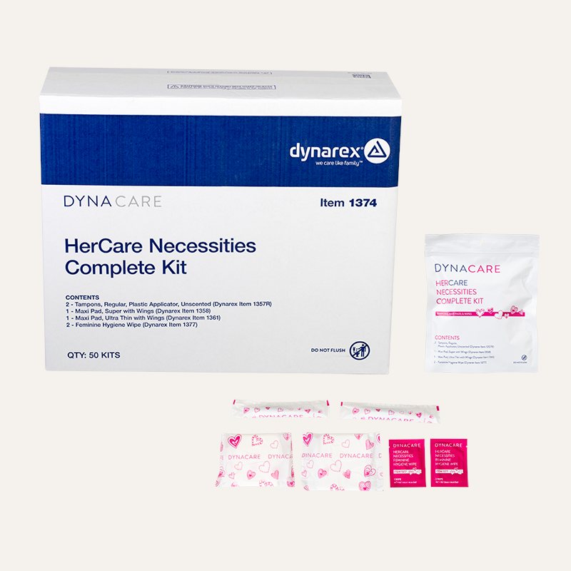 [PTQ-100001434] DynaCare HerCare Necessities (Complete Kit, Tampons, Pads & Wipes)