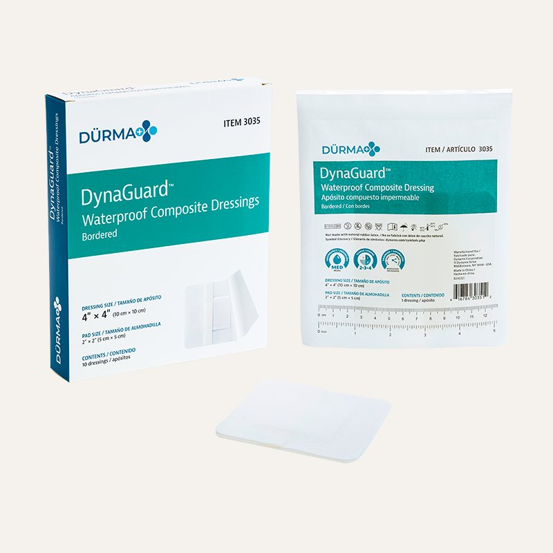 [PTQ-100001907] Durma+ DynaGuard™ Waterproof Composite Dressings (4" x 4")