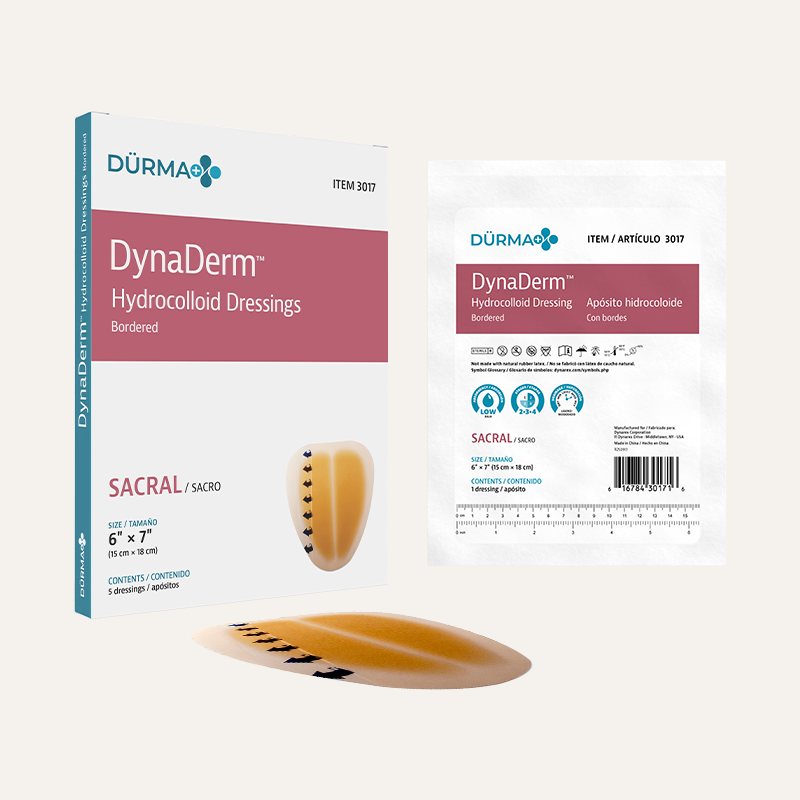 [PTQ-100001938] Durma+ DynaDerm™ Hydrocolloid Dressings (Dressing - Sacral - 6"x7")