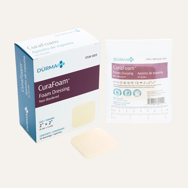 [PTQ-100002158] Durma+ CuraFoam™ Foam Dressings (2" x 2")