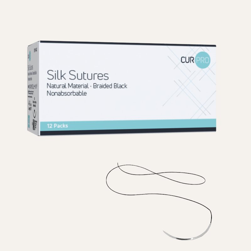 CurPro Braided Silk Sutures