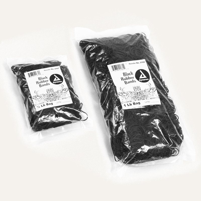 [PTQ-100002447] Dynarex Black Rubber Bands