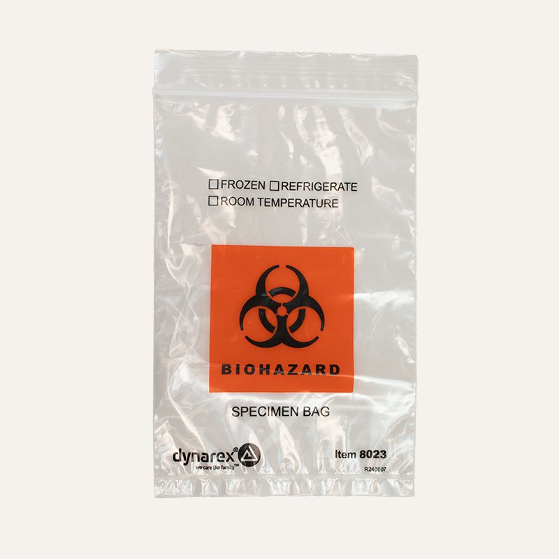 [PTQ-100000335] LabChoice Specimen Bags (Bags with Pouch, 4" x 6", 1.8 mil)