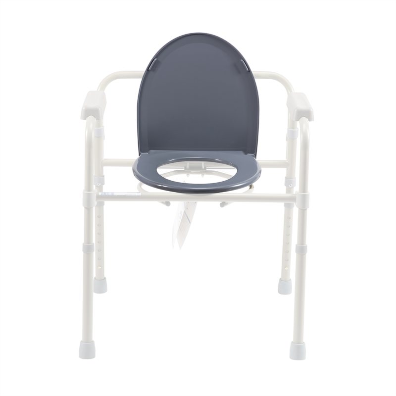 [PTQ-100003535] Dynarex 10371 10373 Folding Commode Elongated Seat and Lid