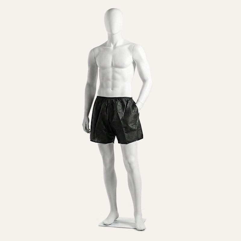 [PTQ-100003620] Dynarex Exam Shorts, Disposable, Black, one size fit most, 5/10/cs
