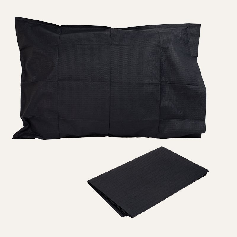 [PTQ-100003622] Dynarex Pillow Cases, 21" x 30", Black, T/P, 100/cs