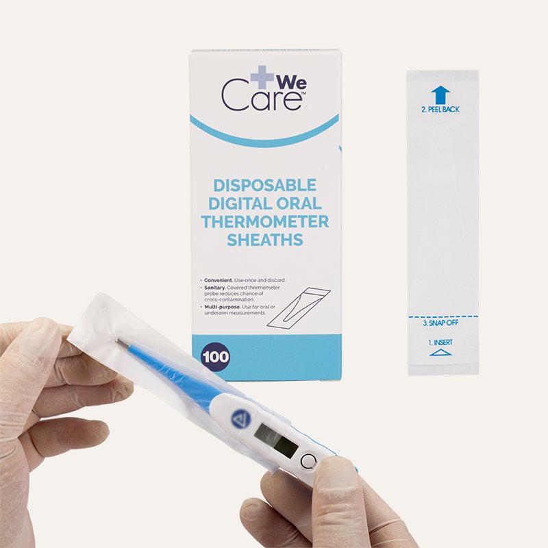 [PTQ-100003632] WeCare Disposable Digital Oral Thermometer Sheaths