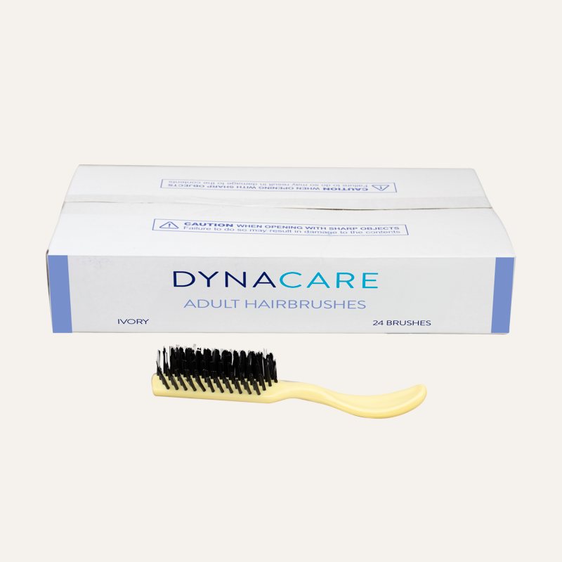 DynaCare Adult Hairbrushes-Bone