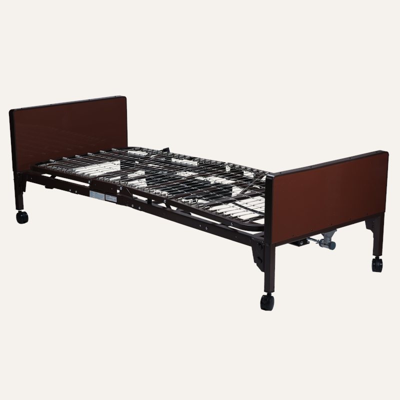 [PTQ-100000650] The Ridgewood Collection Semi-Electric Homecare Bed (HC Bed w/Full Rail & Dyna Multi Zone Mattress)