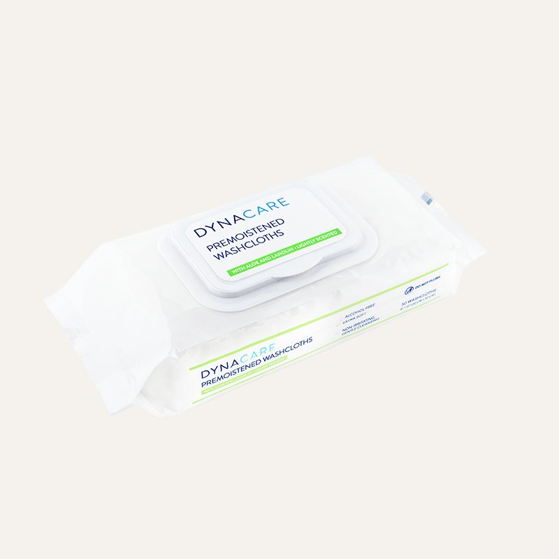 [PTQ-100000890] DynaCare Premoistened Washcloths (8 x 12in - 50 wipes/soft pack refill)