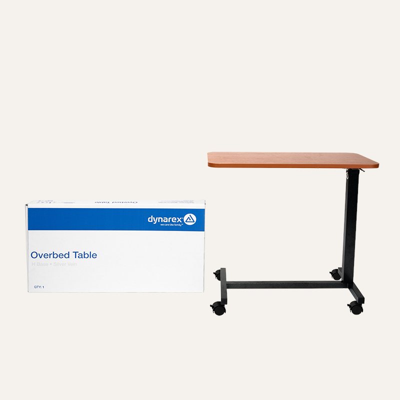 [PTQ-100000988] Dynarex Overbed Table (Cherry)