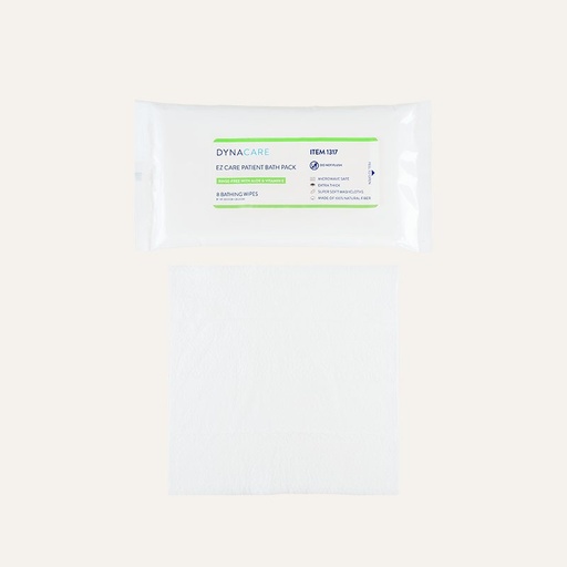 Dynarex EZ Care Patient Bath Packs - 8in x 8in