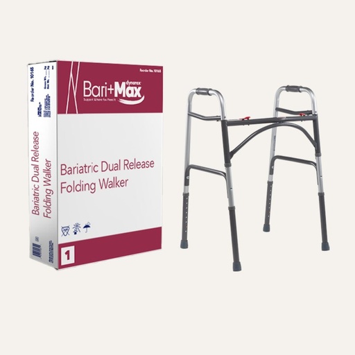 Bari+Max Bariatric Dual Release Folding Walker