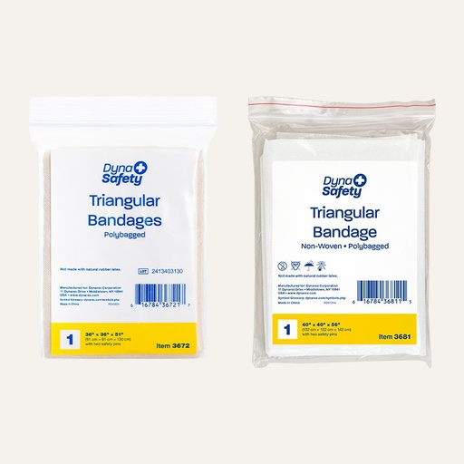 DynaSafety Triangular Bandages